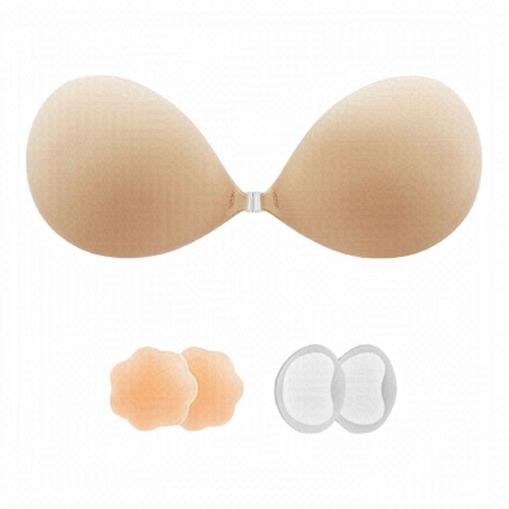 LalaWing Adhesive Strapless Nude Bra C